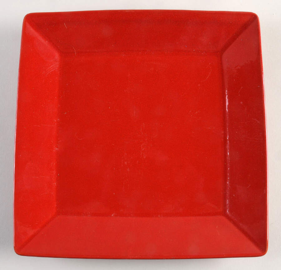 Fun Factory Freestyle Red-Cherry (Germany) Square Dinner Plate by Waechtersbach-1