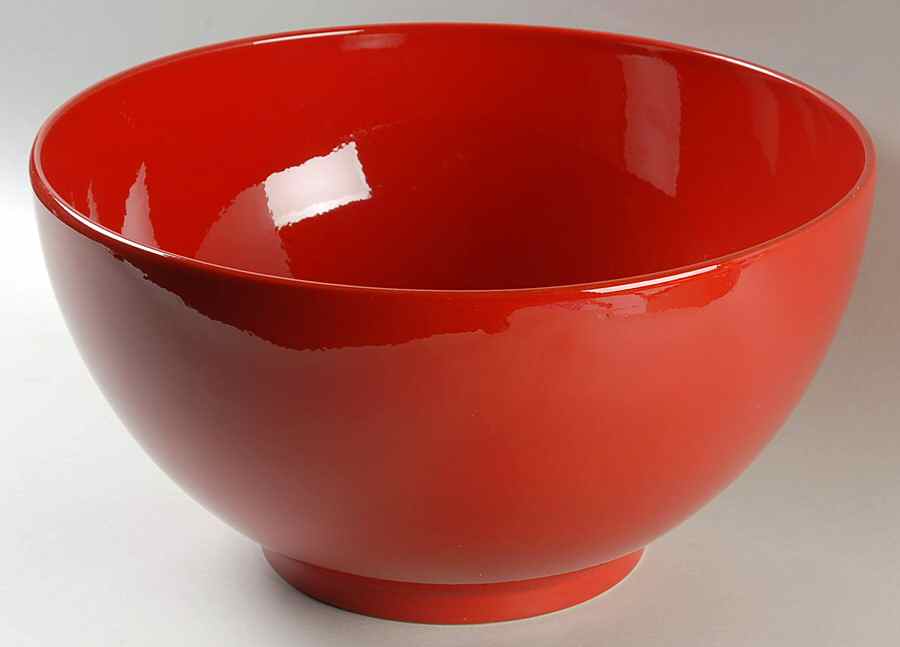 Fun Factory Freestyle Red-Cherry (Germany) 13" Round Serving Bowl by Waechtersbach-1