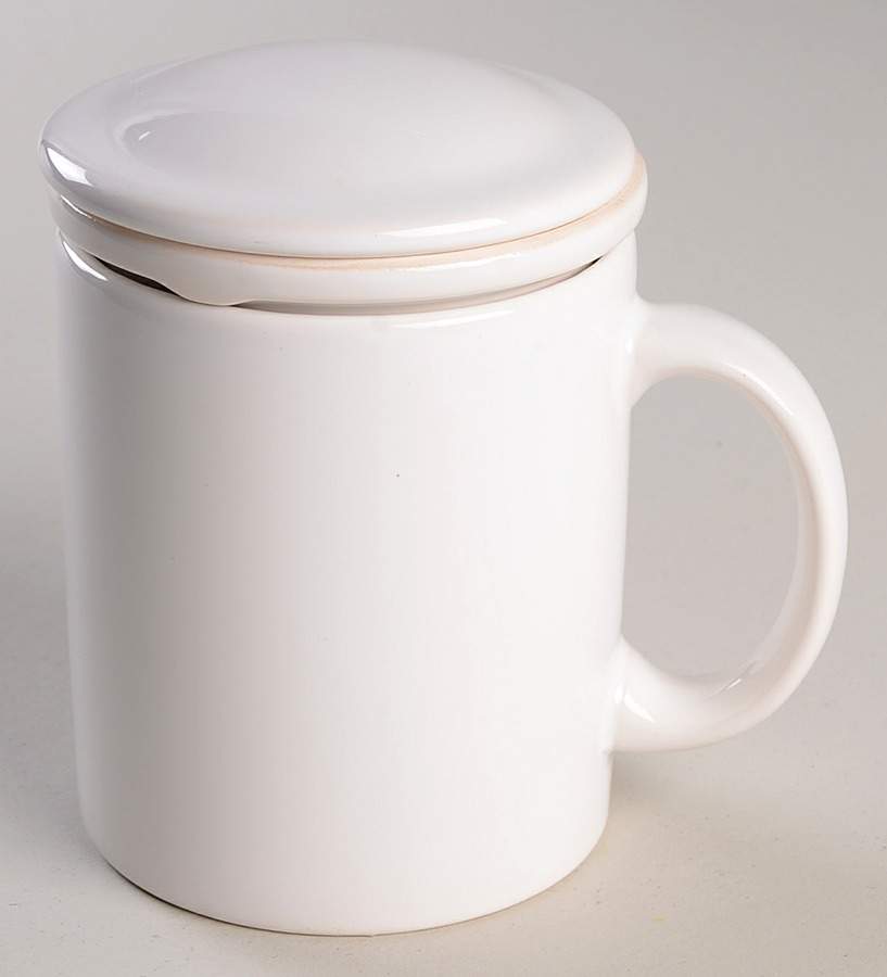 Fun Factory Freestyle White (Germany) Mug with Lid & Infuser by Waechtersbach-1