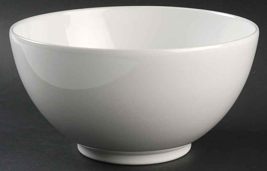 Fun Factory Freestyle White (Germany) 9" Round Vegetable Bowl by Waechtersbach-1