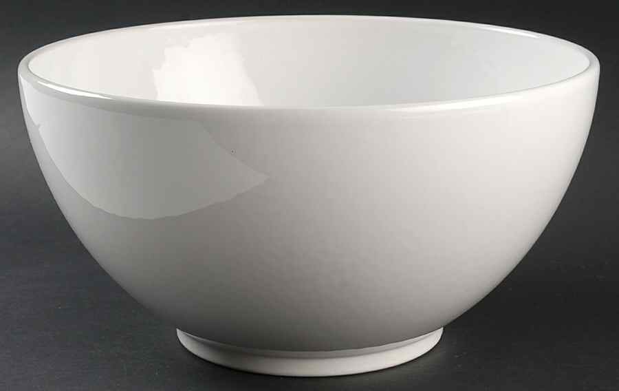 Fun Factory Freestyle White (Germany) 11" Round Vegetable Bowl by Waechtersbach-1