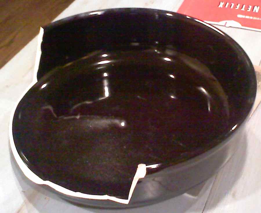 Fun Factory Freestyle Black (Germany) 12" Pasta Serving Bowl by Waechtersbach-1