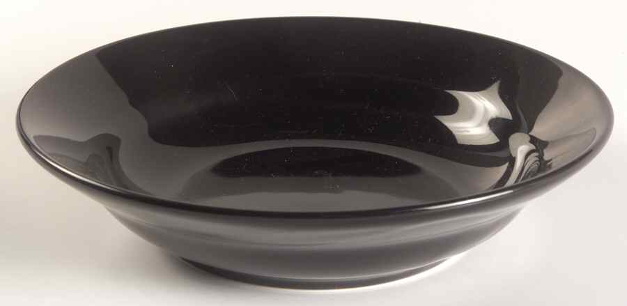 Fun Factory Freestyle Black (Germany) Rim Soup Bowl by Waechtersbach-1