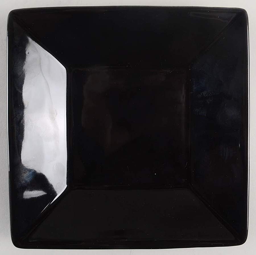 Asia Black (Shadow) Square Salad Plate by Waechtersbach-1