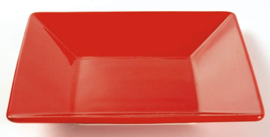 Asia Red (Cherry) Square Salad Plate by Waechtersbach-1