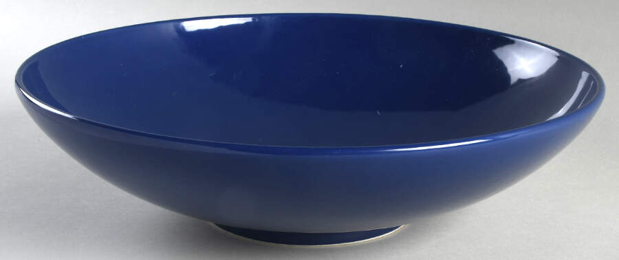Fun Factory Royal Blue (Germany) Low Fruit/Pasta Bowl by Waechtersbach-1