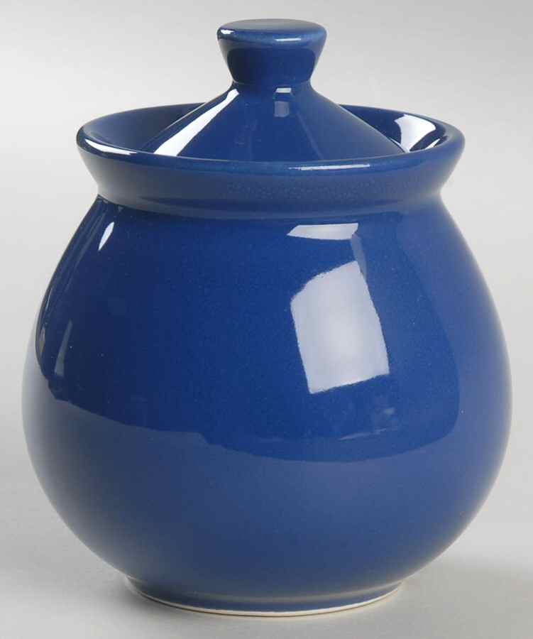 Fun Factory Royal Blue (Germany) Sugar Bowl & Lid by Waechtersbach-1