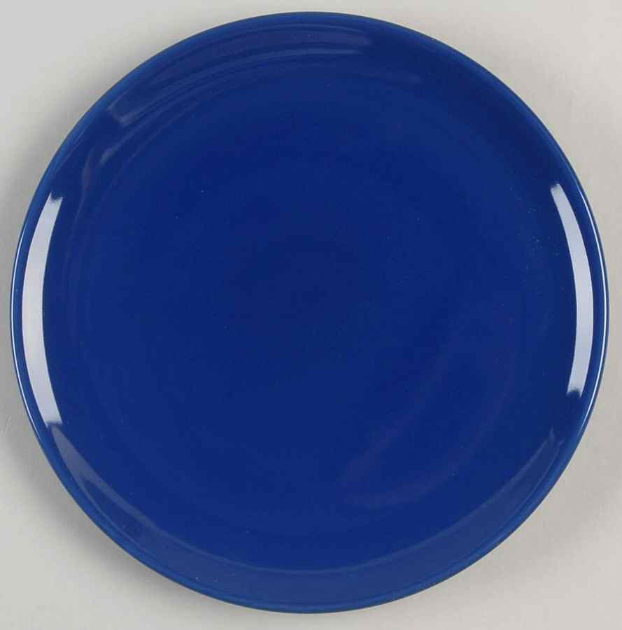 Fun Factory Royal Blue (Germany) Coupe Salad/Dessert Plate by Waechtersbach-1