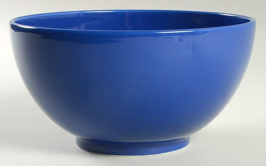 Fun Factory Royal Blue (Germany) 7" Round Vegetable Bowl by Waechtersbach-1