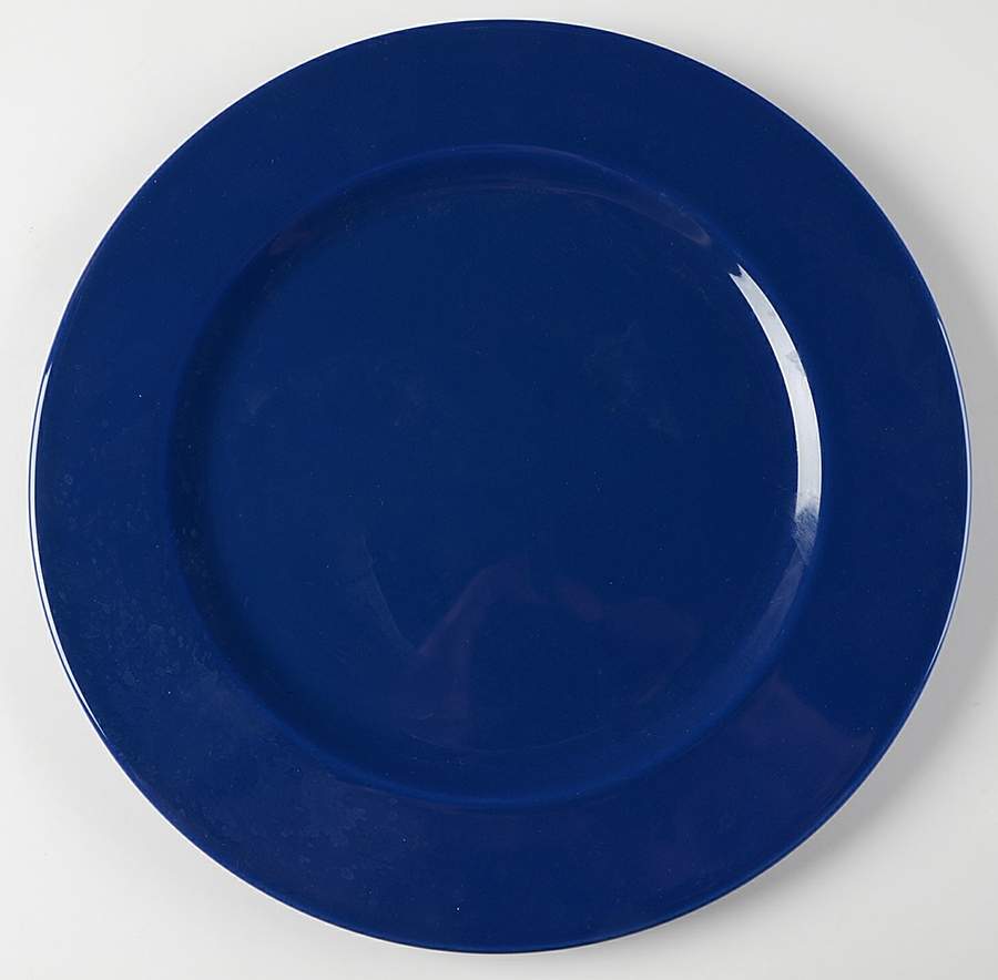 Fun Factory Royal Blue (Germany) 12" Chop Plate (Round Platter) by Waechtersbach-1
