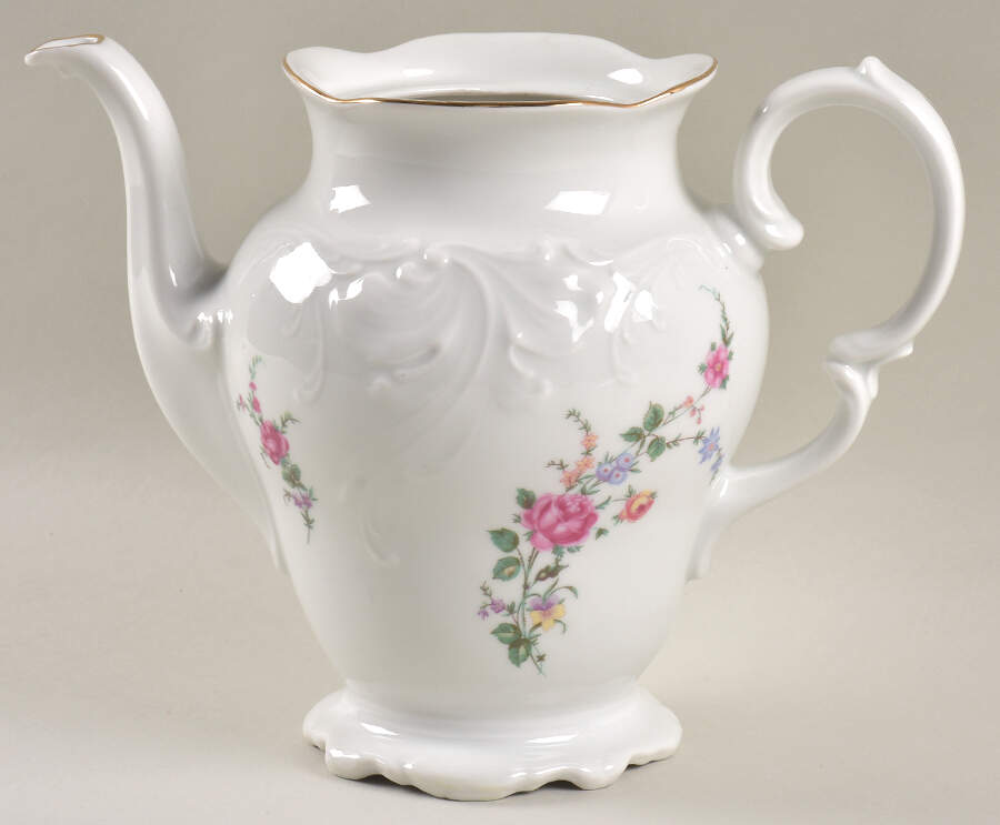 Rose Garden Coffee Pot No Lid by Wawel-1