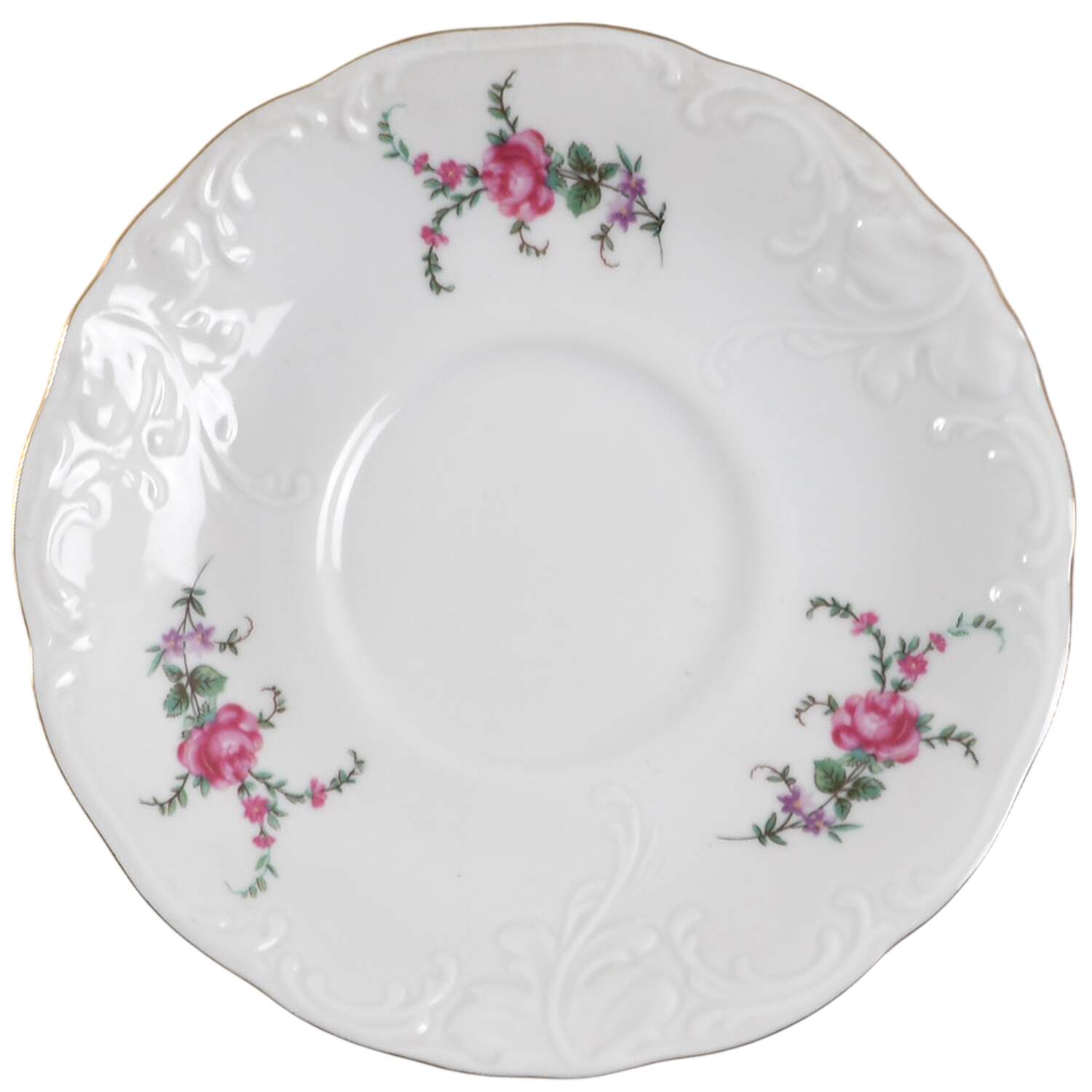 Rose Garden Saucer for Footed Cup by Wawel-1
