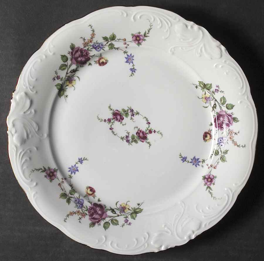 Rose Garden Dinner Plate by Wawel-1