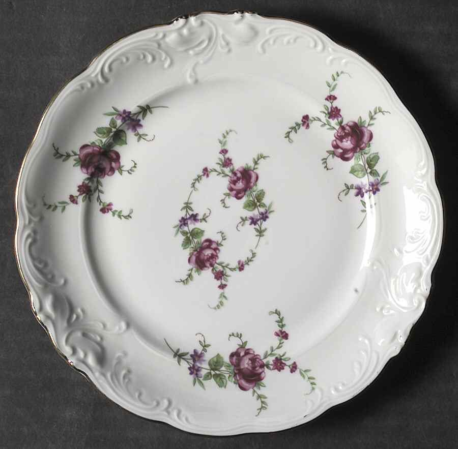 Rose Garden Bread & Butter Plate by Wawel-1