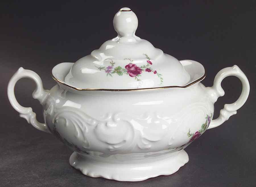 Rose Garden Sugar Bowl & Lid by Wawel-1