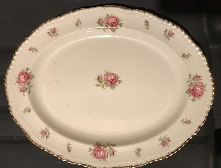 WOO37 12" Oval Serving Platter by Wood & Sons-1