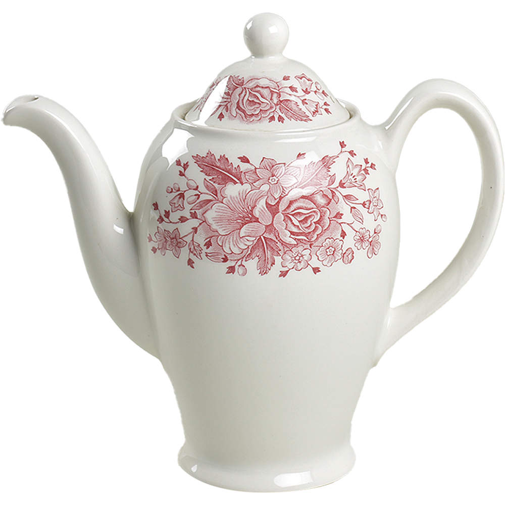 Kew Pink Coffee Pot & Lid by Wood & Sons-1