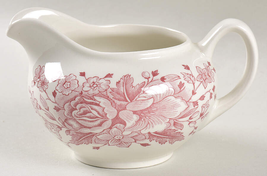 Kew Pink Creamer by Wood & Sons-1