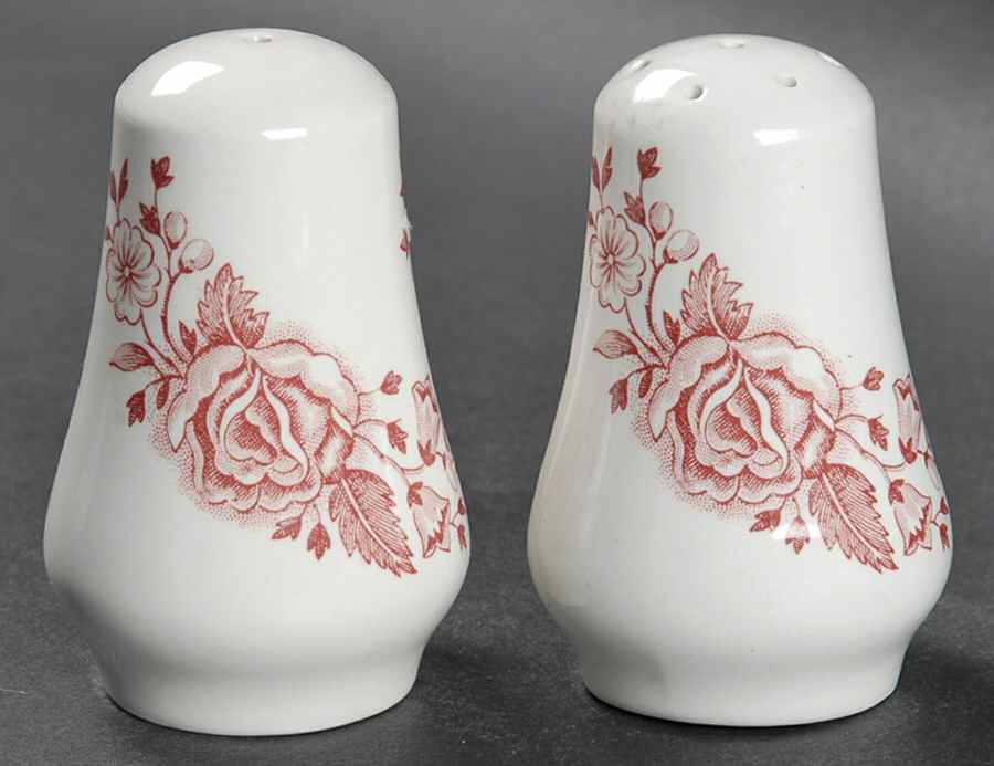Kew Pink Salt & Pepper Set by Wood & Sons-1