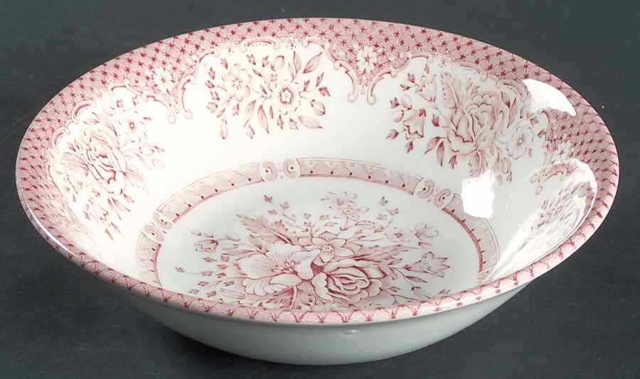 Kew Pink Coupe Cereal Bowl by Wood & Sons-1