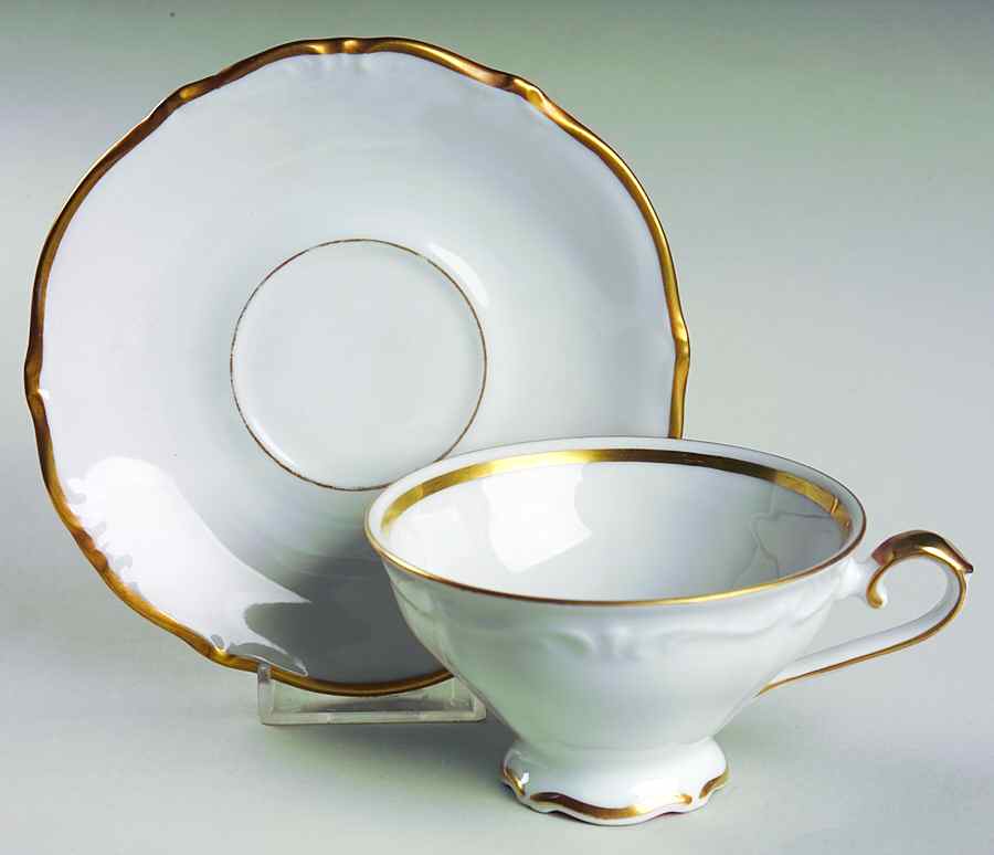 WIG365 Footed Cup & Saucer Set by Winterling - Bavaria-1