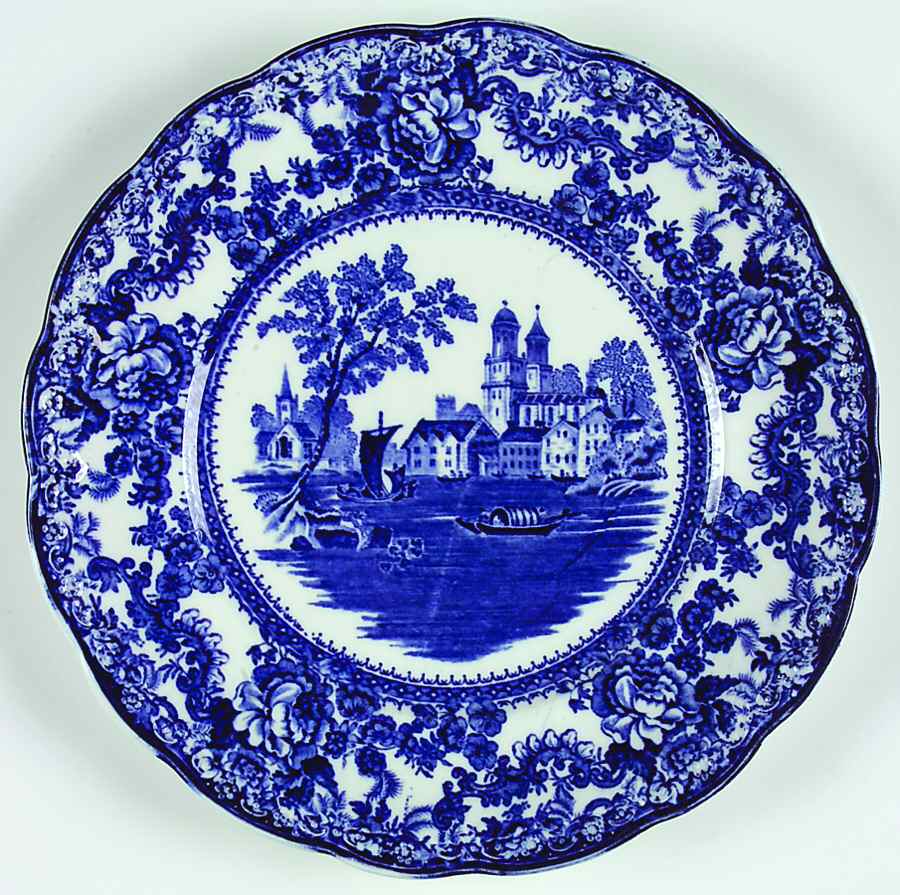 Togo (Transferware, No Gold) Luncheon Plate by F Winkle-1