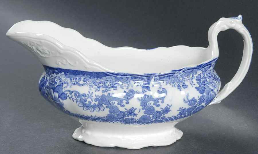 Togo (Transferware, No Gold) Gravy Boat by F Winkle-1
