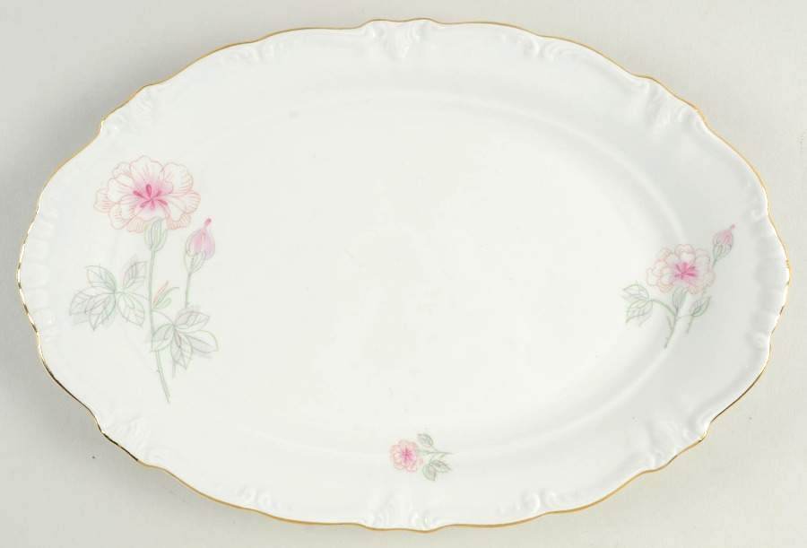 4543b 13" Oval Serving Platter by Winterling - Bavaria-1