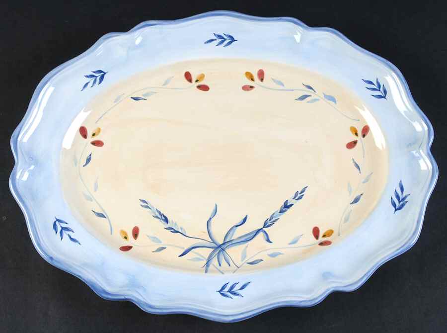 Provence 16" Oval Serving Platter by Waverly-1