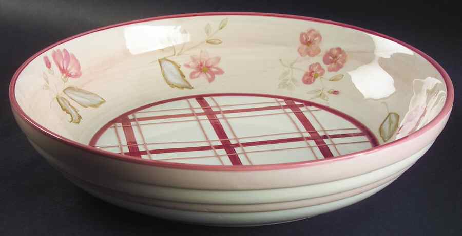 Norfolk Rose 13" Pasta Serving Bowl by Waverly-1