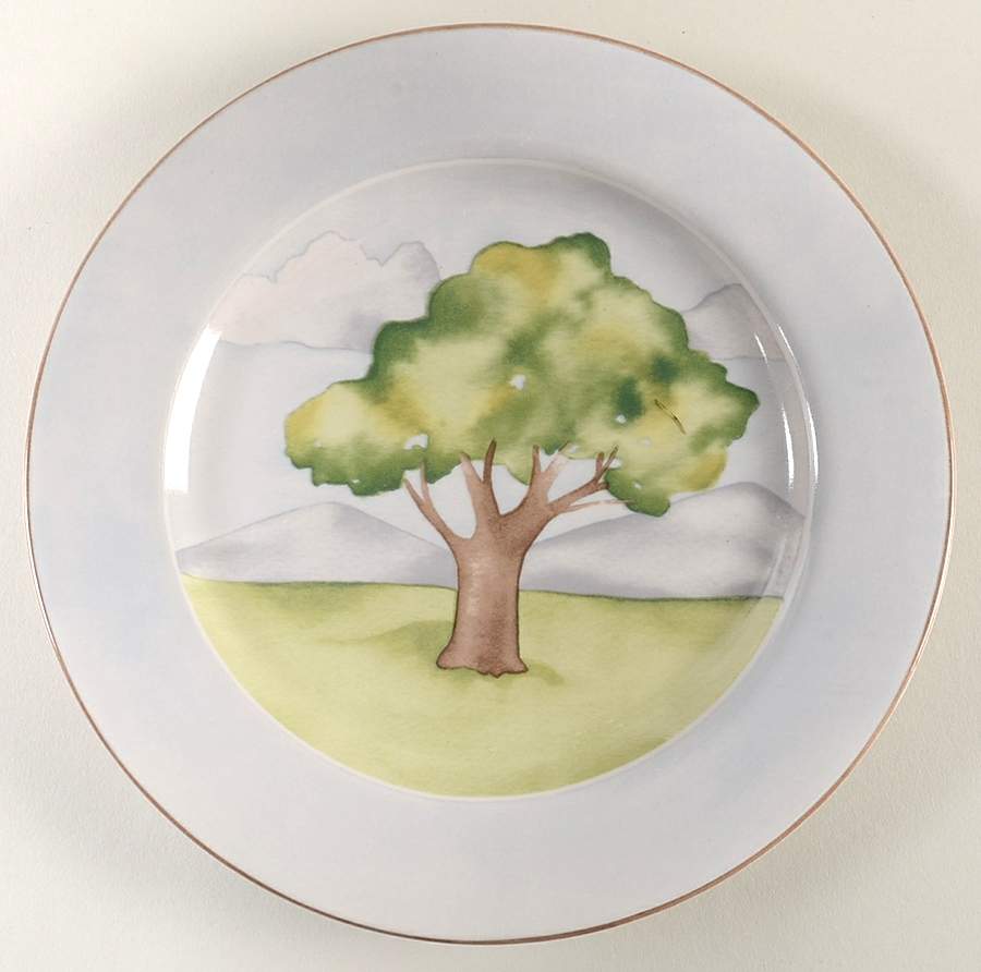 Just Leaves Salad Plate by Waverly-1