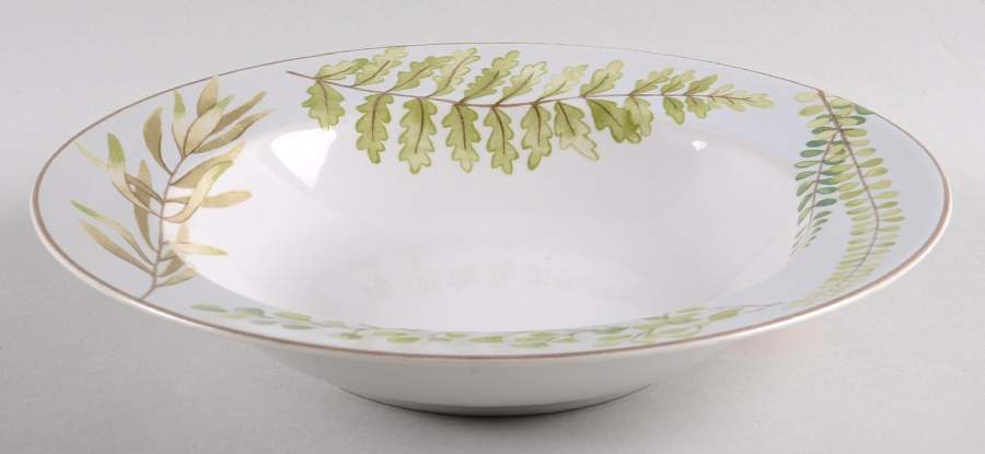 Just Leaves Large Rim Soup Bowl by Waverly-1