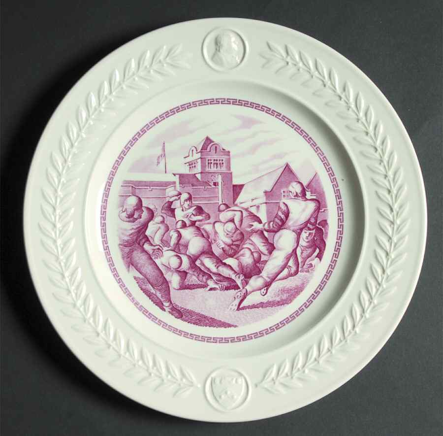 University of Pennsylvania Mulberry Dinner Plate by Wedgwood-1