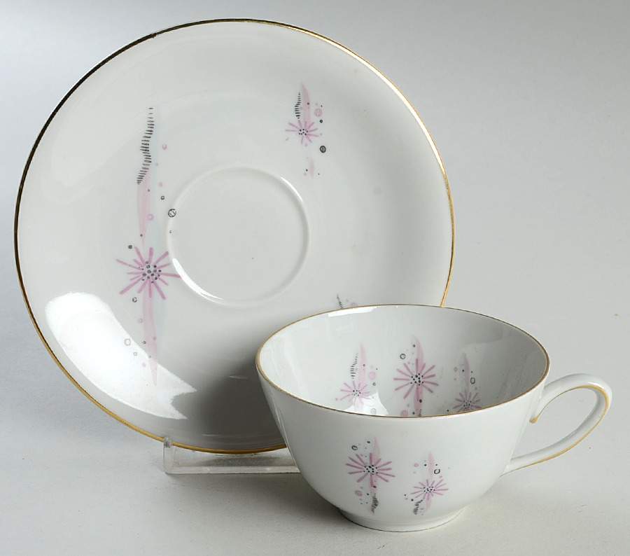 WIG372 Flat Cup & Saucer Set by Winterling - Bavaria-1
