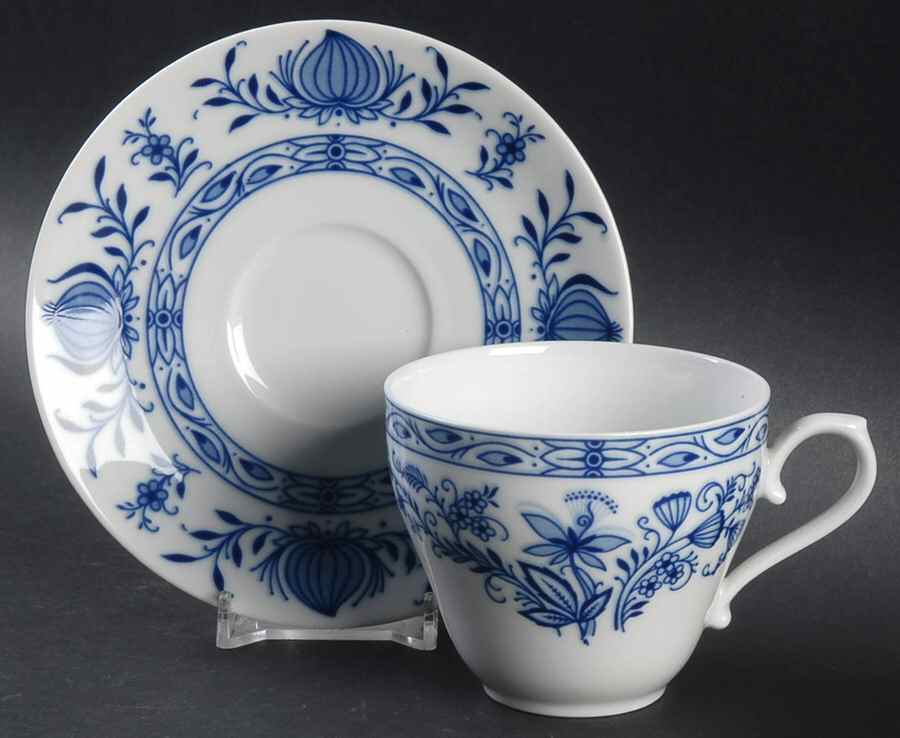 WIG374 Flat Cup & Saucer Set by Winterling - Bavaria-1