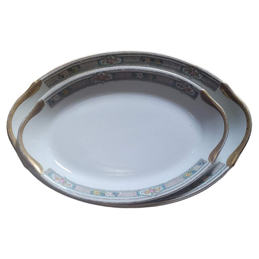 WAR78 13" Oval Serving Platter by Warwick-1