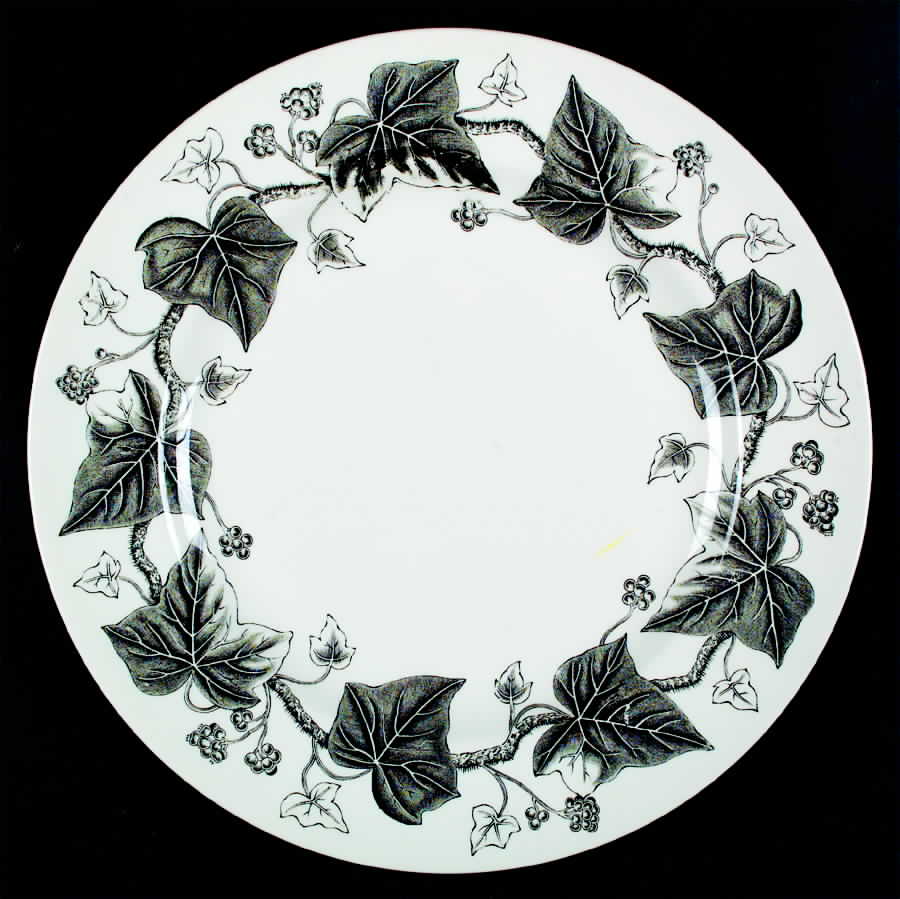 Napoleon Ivy Black Dinner Plate by Wedgwood-1