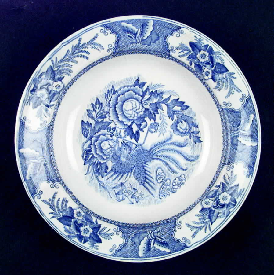 Hong Botan Rim Soup Bowl by William & Thomas Adams-1