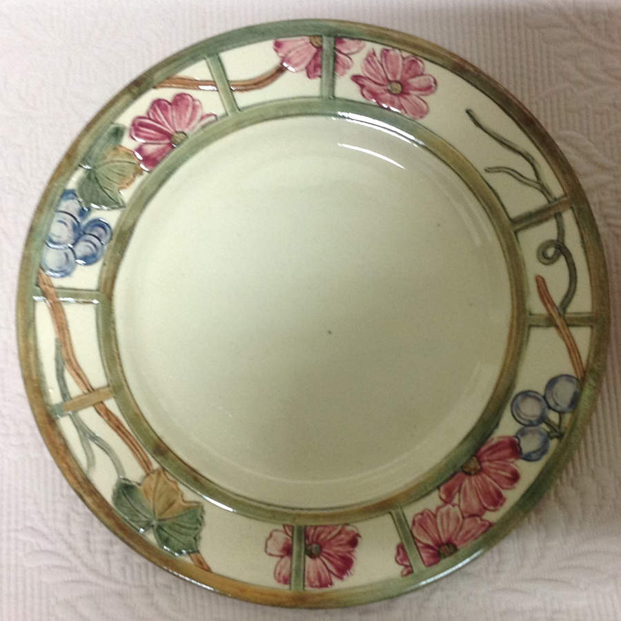 Zona Floral Dinner Plate by Weller-1