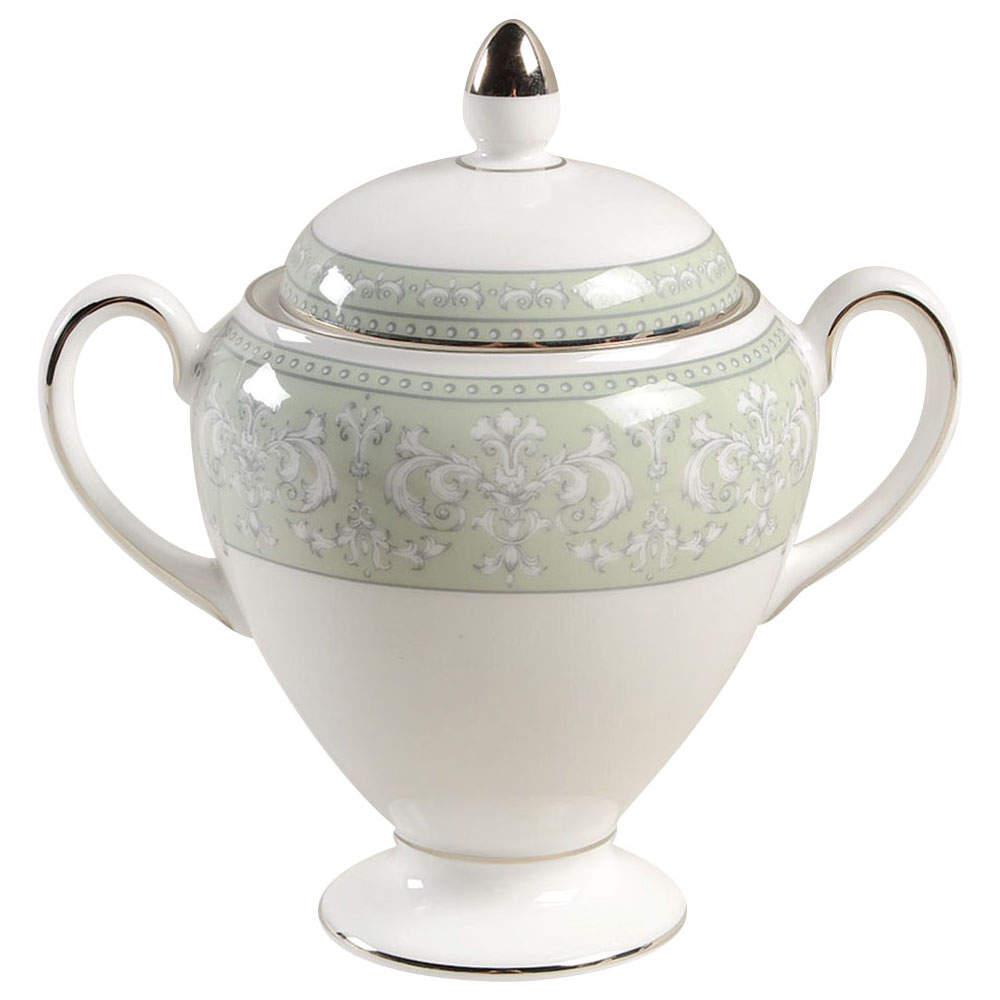 Juliet Globe Shape Sugar Bowl & Lid by Wedgwood-1