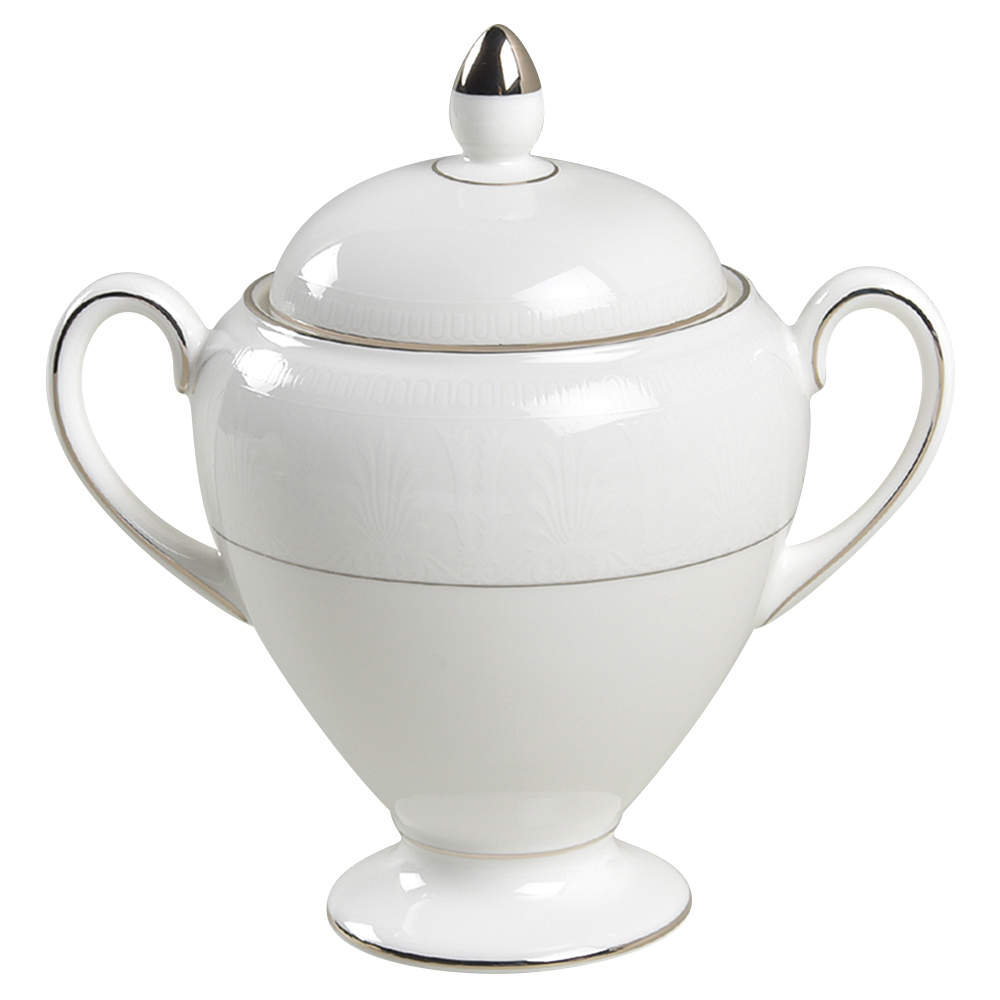 Beresford 2000 Globe Shape Sugar Bowl & Lid by Wedgwood-1