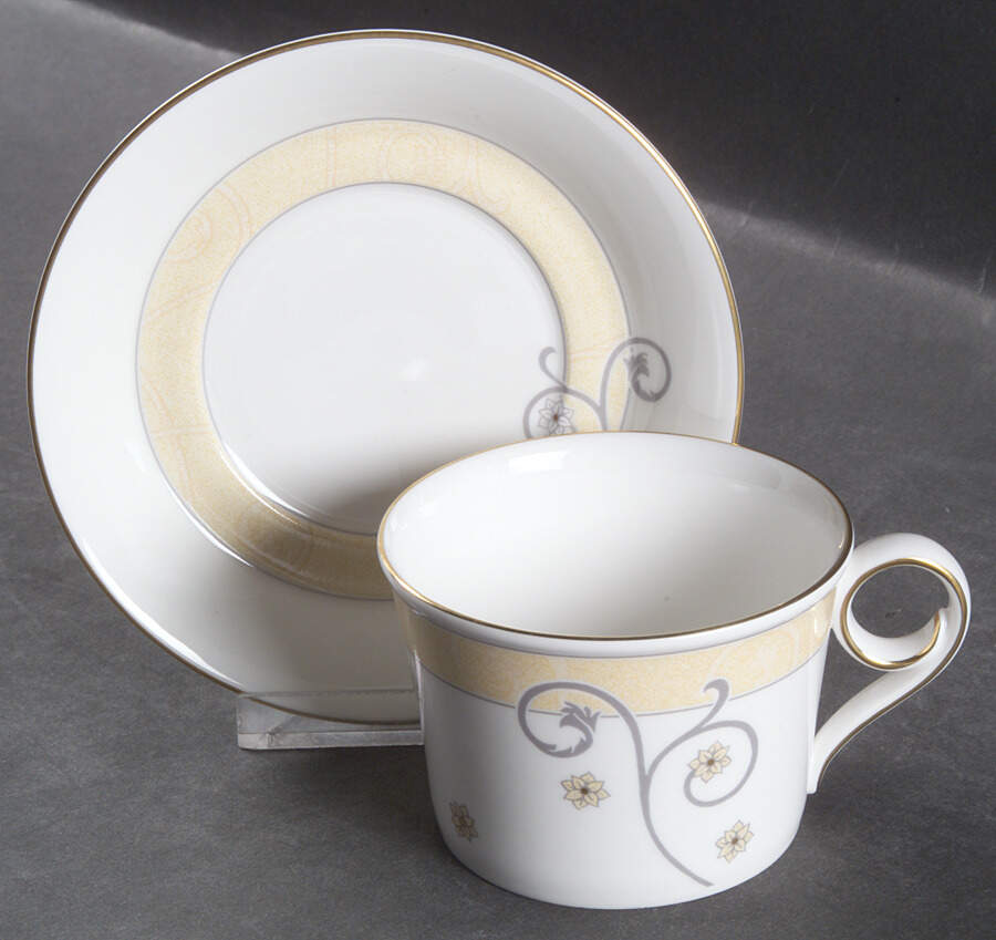 Time For Wedgwood Afternoon Tea Flat Cup & Saucer Set by Wedgwood-1