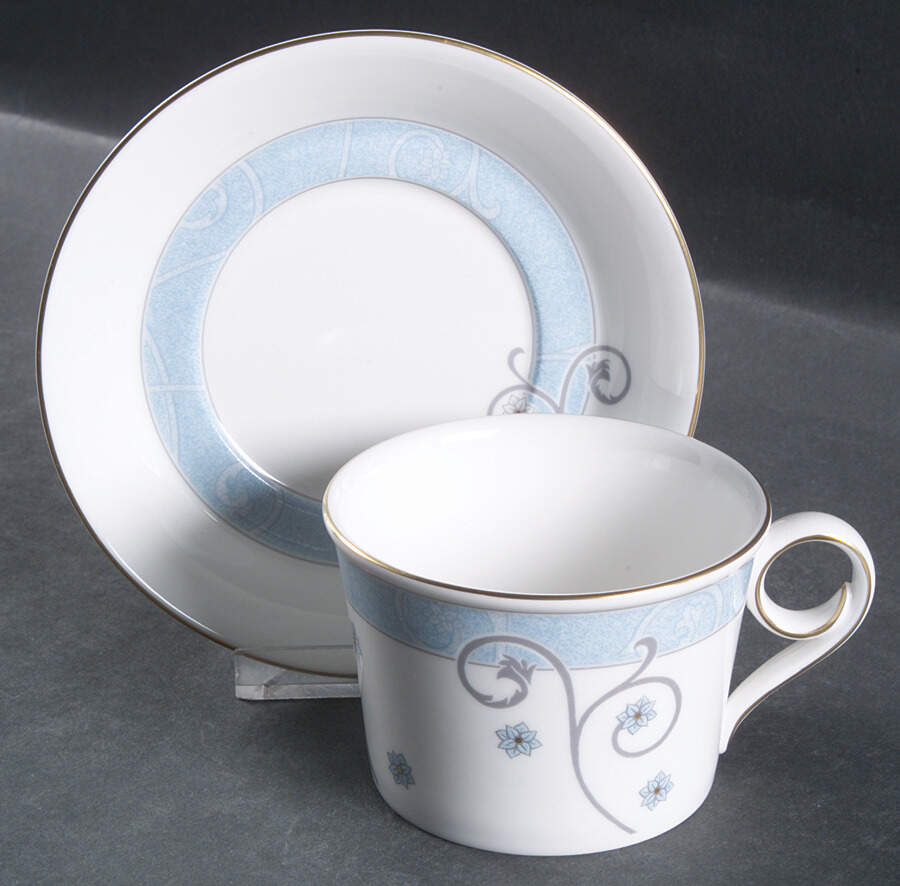Time For Wedgwood Afternoon Tea Flat Cup & Saucer Set by Wedgwood-1