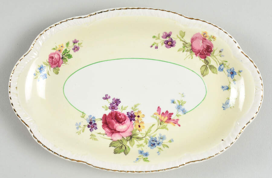 Brampton Rose Underplate for Gravy Boat by Wood & Sons-1