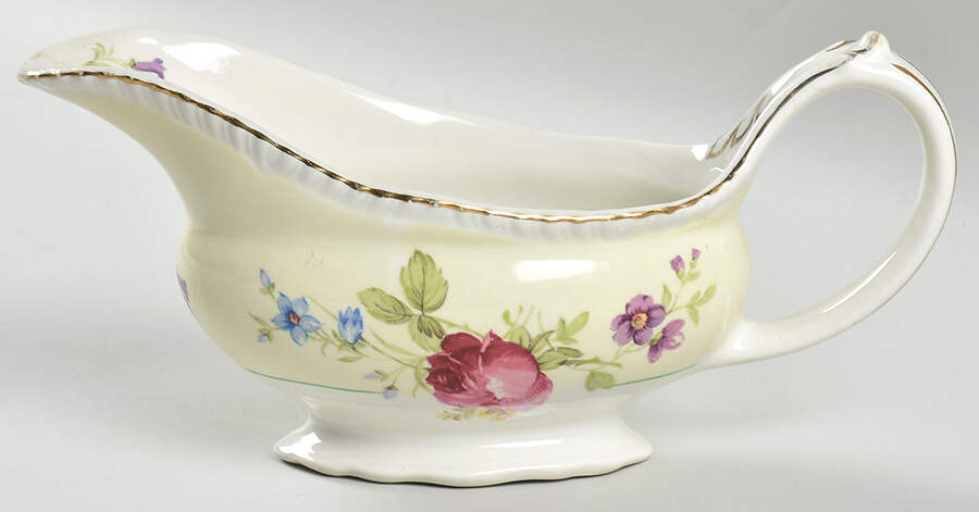 Brampton Rose Gravy Boat by Wood & Sons-1
