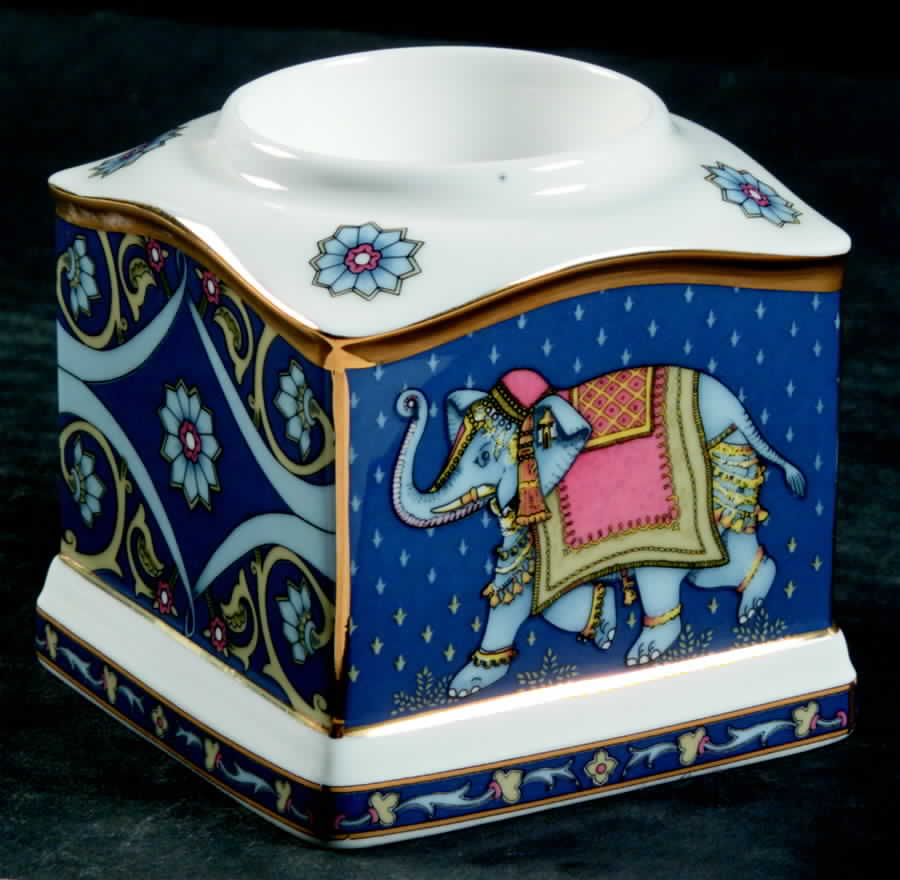 Blue Elephant Votive Candleholder by Wedgwood-1