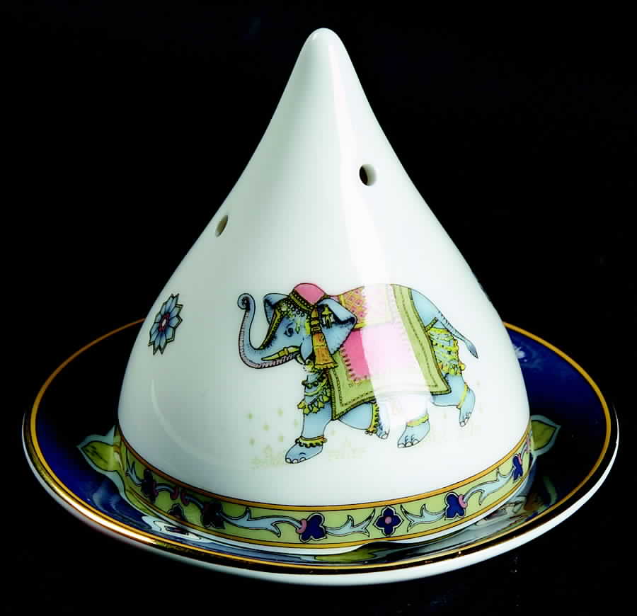 Blue Elephant Incense Burner with Stand by Wedgwood-1