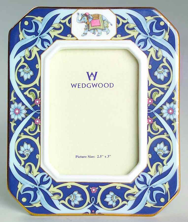 Blue Elephant Frame-Holds 2.5" X 3" by Wedgwood-1