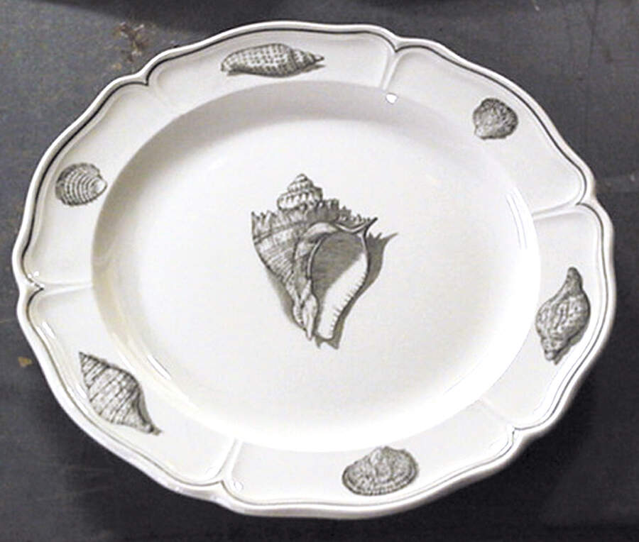Shreve's New England Chowder Dinner Plate by Wedgwood-1
