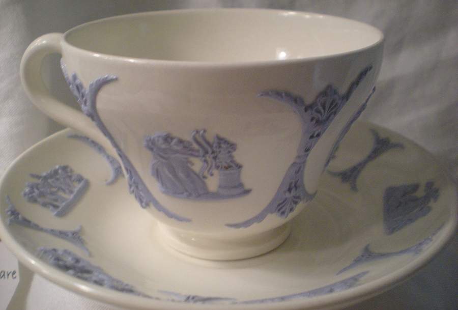 WW158 Footed Cup & Saucer Set by Wedgwood-1